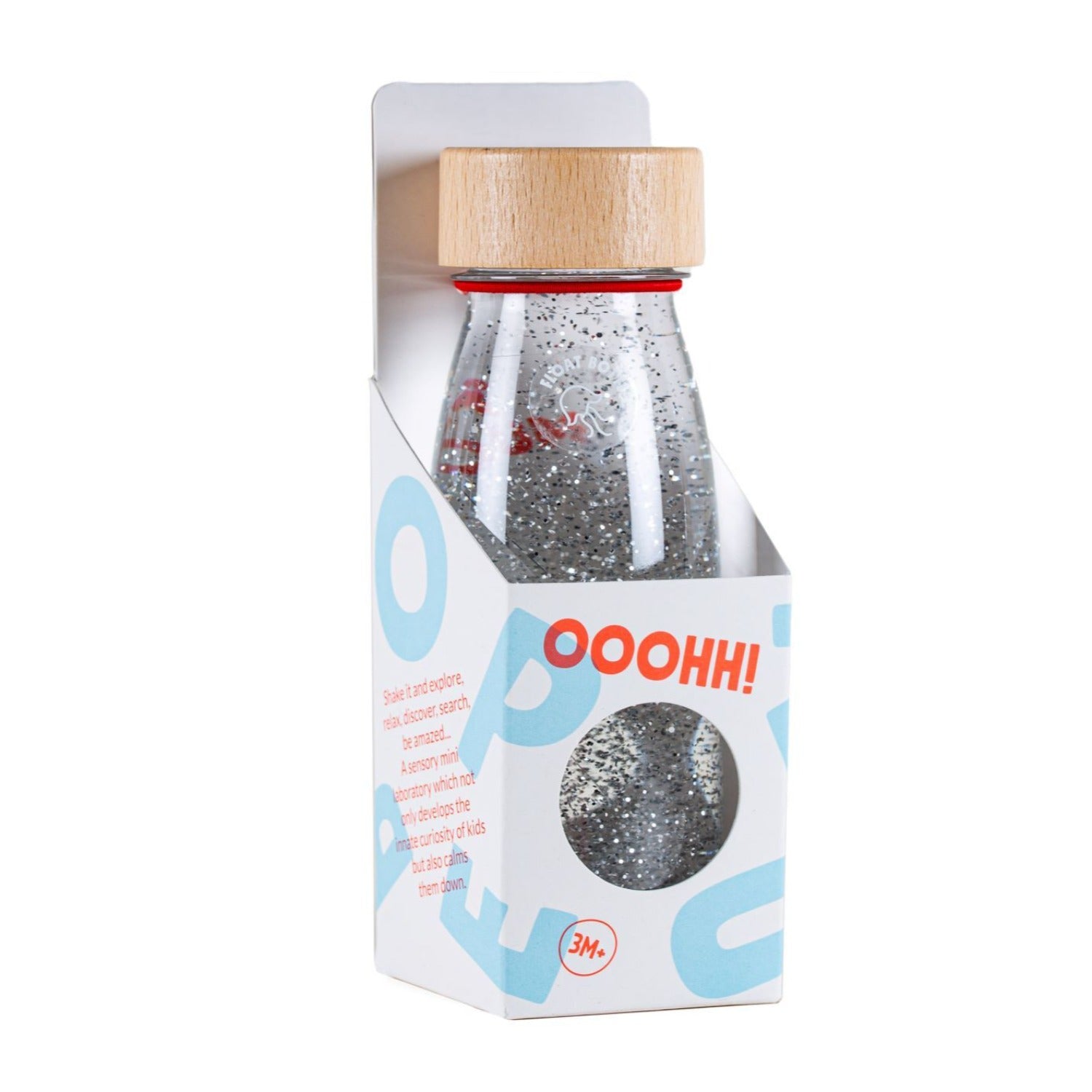 Petit Boum Silver Float Sensory Bottle