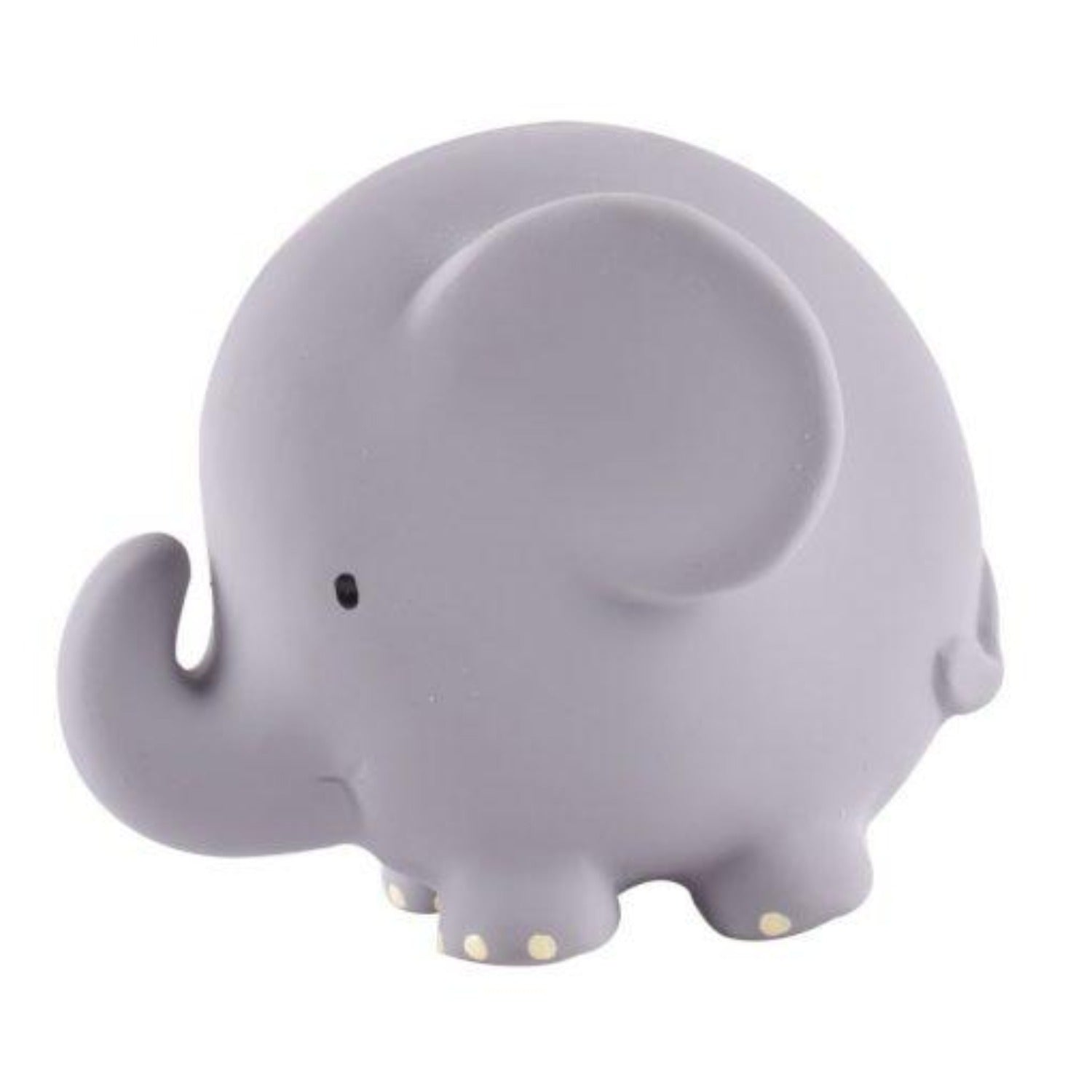 elephant rattle natural material teether