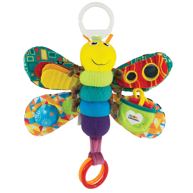 Lamaze freddie the firely baby sensory toy with high contrast wings