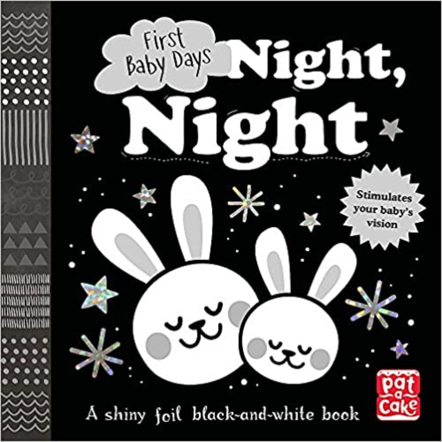 black and white/high contrast board book for newborn babies.